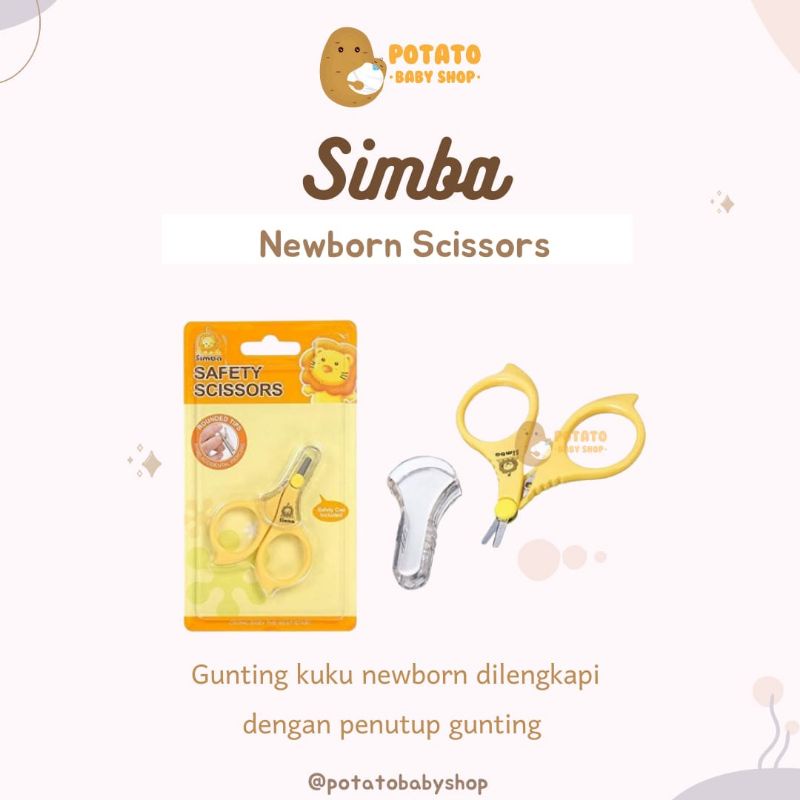 Simba Baby Nail Scissors 0m+ - Gunting Kuku Baby