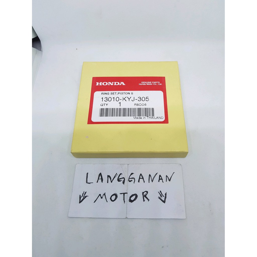 RING SEHER RING PISTON ONLY STANDAR STANDART CBR 250R OLD CBU 2012 THAILAND