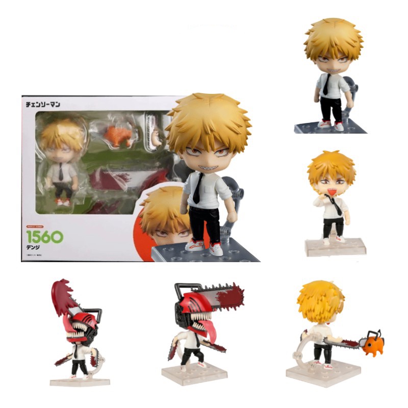 Patung Man Denji Chainsaw Mainan Action PVC Collection Model Boneka Anime