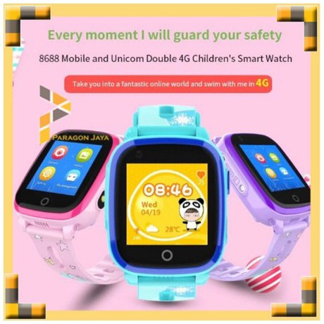 Jam tangan smartwatch anak-anak laki-laki perempuan unisex bs nyambung hp android foto gps imo imoo