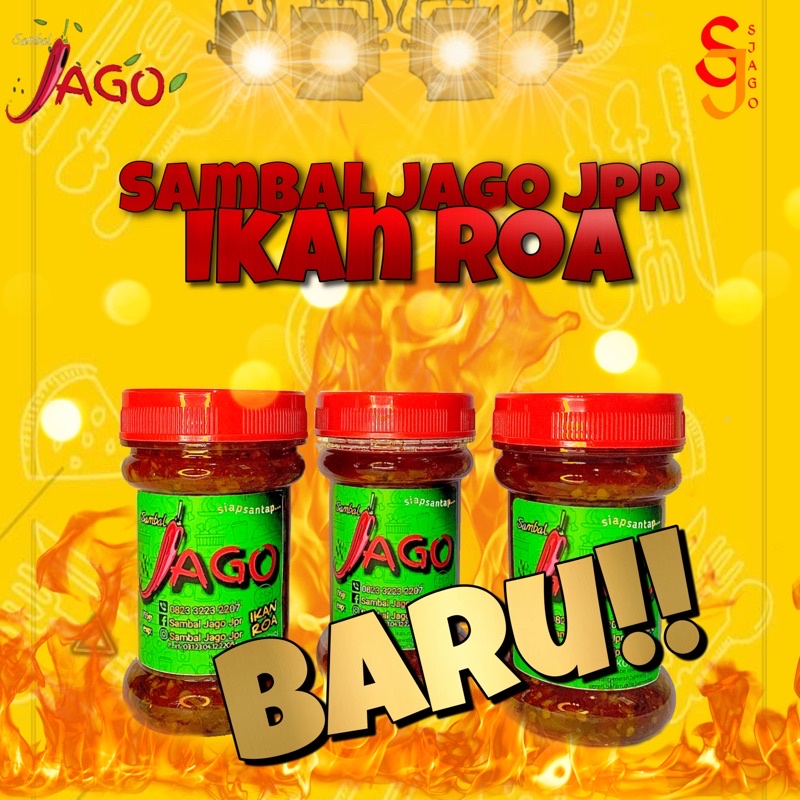 

sambal Ikan roa jago jpr
