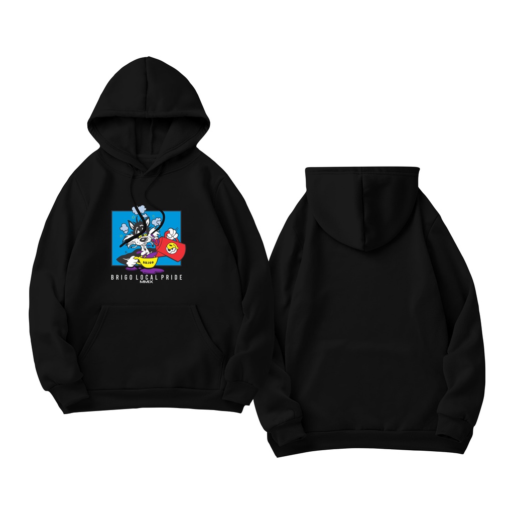 BRIGO Jumper Hoodie Dizzy Cat II Sweater Hoodie BRIGO Sablon DTF Fleece Cotton M-XXL (Pria &amp; Wanita) Free stiker&amp;Gantungan Kunci