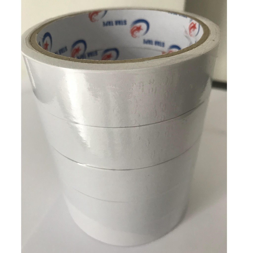 

DOUBLE TAPE KRETAS PUTIH BIASA 24MM x 8M ( 1 Inch ) DOUBLE TAPE