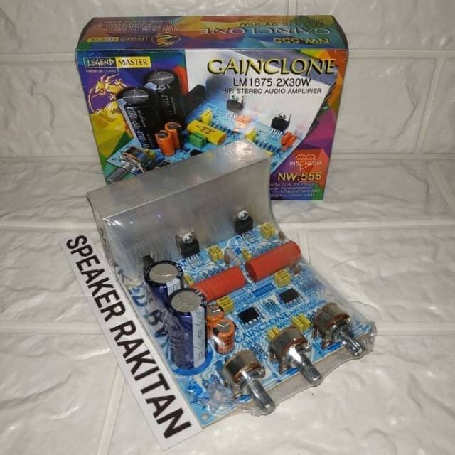 Kit Amplifier LM1875 GAINCLONE 2X30Watt NW-555