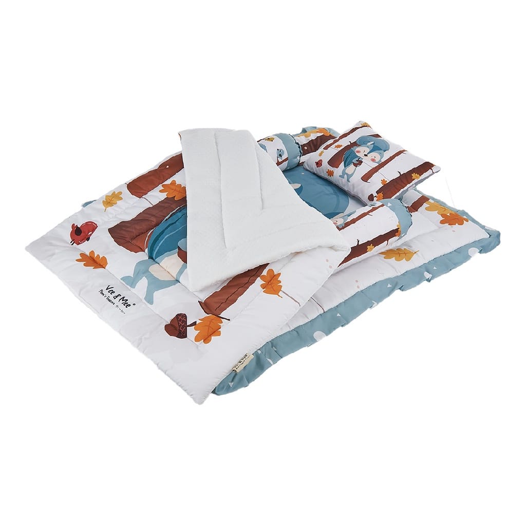 [2 kg] Vee &amp; Mee Matras Baby Bedding Set Squirrel Series - VMM 1050