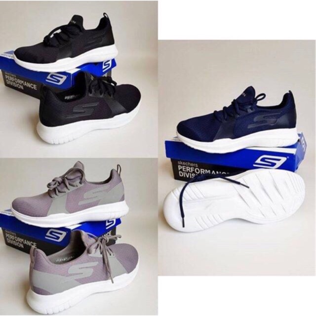 Skechers Go Run men sepatu cowo sneaker tali  + Box Skechers
