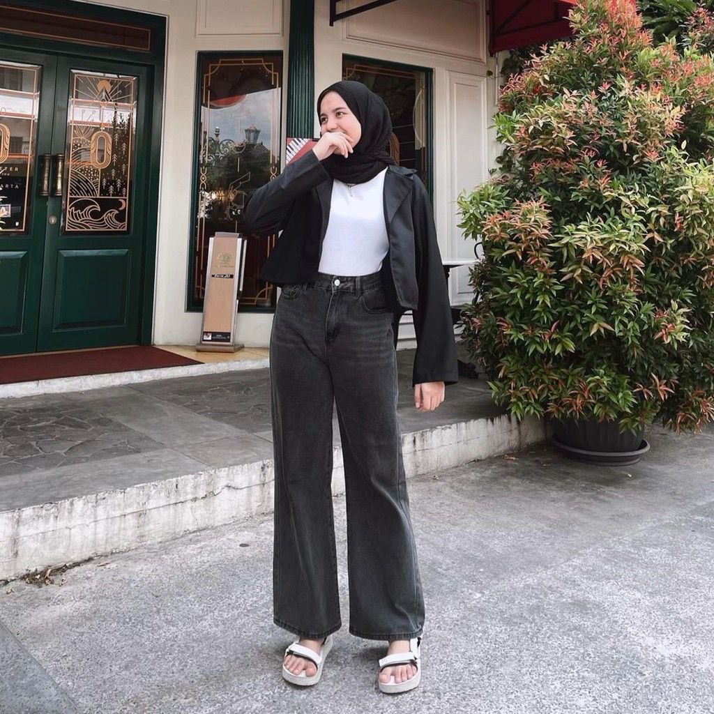 1KG MUAT 5PCS | SHEVA BLAZER CROP LINEN RAMI HITS OOTD SELEBGRAM OUTER FASHION GROSIR MURAH WANITA TERBEST SELLER