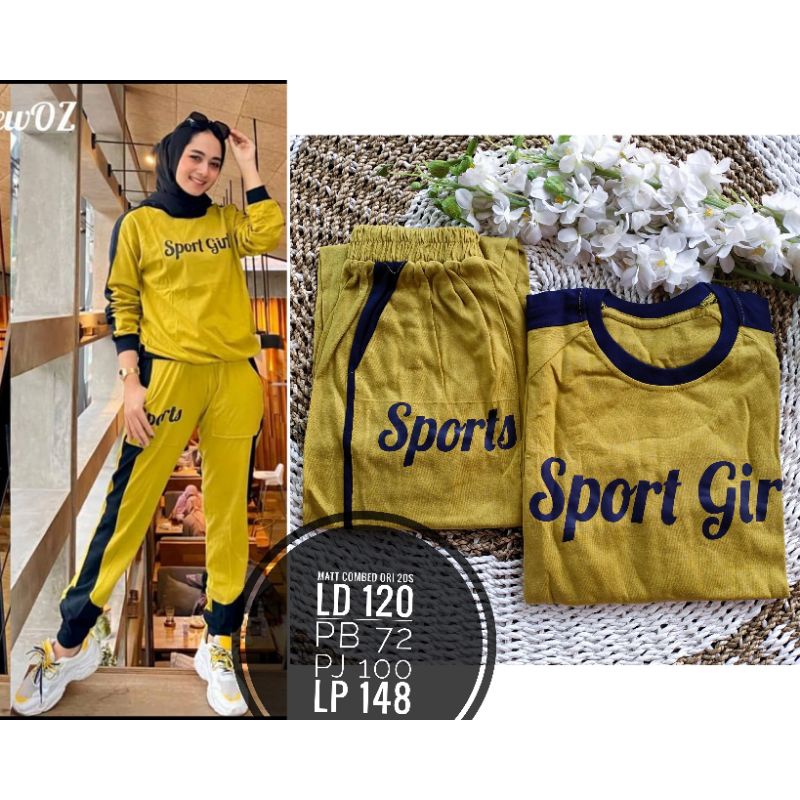 stelan olah raga jumbo sport girl /stelan terbaru /stelan wanita