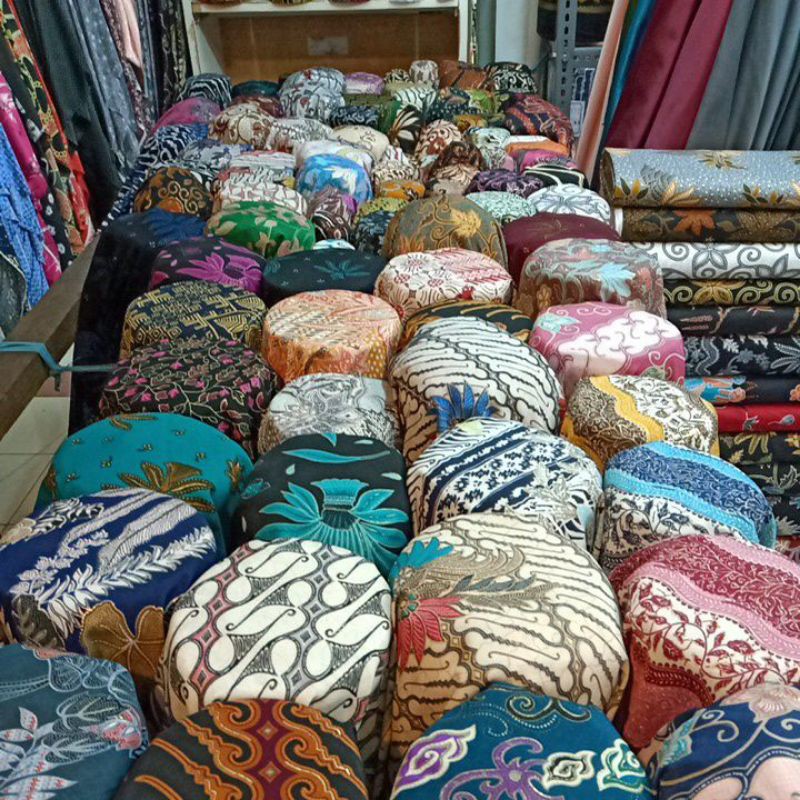 Harga per 1/2 meter Kain BATIK VOIL BANYAK MOTIF MURAH