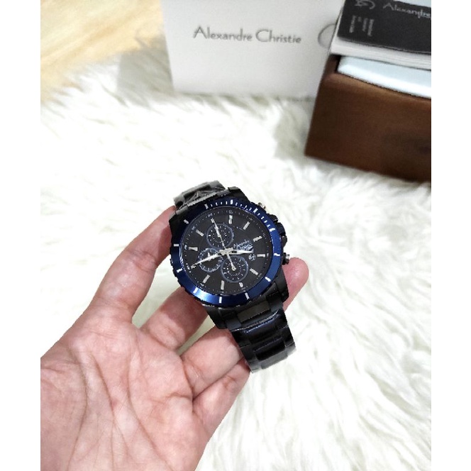 JAM TANGAN ALEXANDRE CHRISTIE AC 6141 NAVY / AC6141
