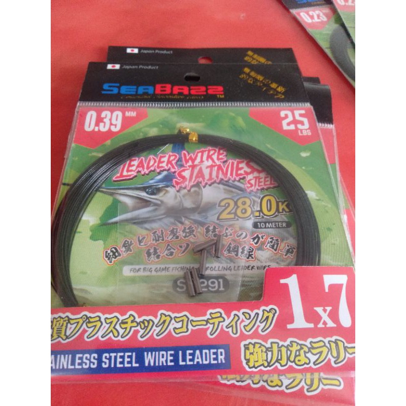 neklin sea bass stenliss hitam 3 varian ukuran