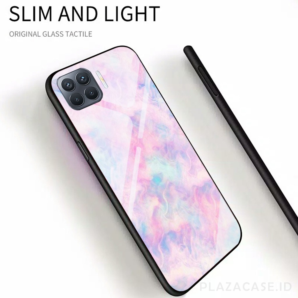 Softcase Glass Kaca [K63] for RENO 4F V20 V20 SE REDMI 9C A53 C17 RENO 4 REALME 7i Y30 Y50 A31 A73