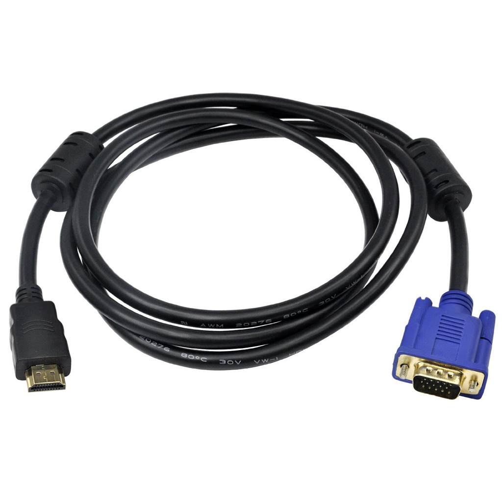 Kabel HDMI ke VGA / HDMI to VGA Cable | Shopee Indonesia
