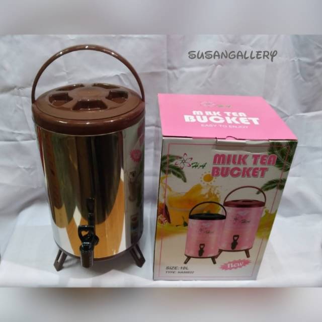 Water Jug Milk Tea Bucket HA 10 Liter / Dispenser Teh Kopi