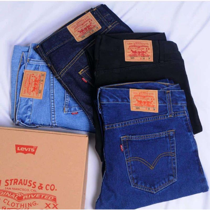 CELANA JEANS LEVIS 505 STANDAR // CELANA JEANS REGULER PRIA