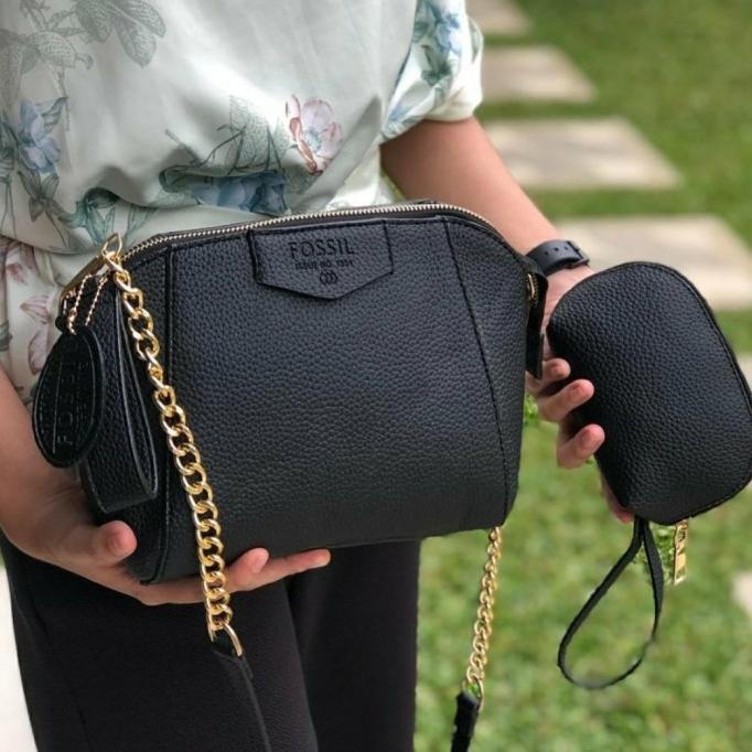 Tas selempang Wanita Cewek Branded Fosil Import