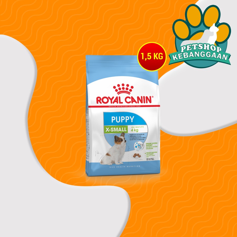 Dog Food / Makanan Anjing Royal Canin Xsmall Junior 1.5 Kg dog food