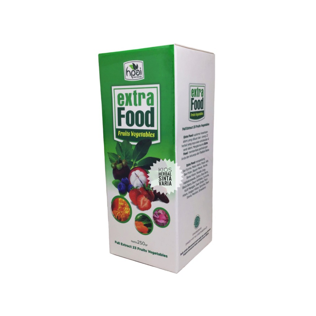 

Extrafood HNI HPAI Original Obat Herbal Halal Suplemen Makan