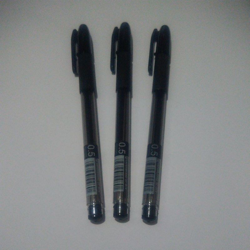 

[ ECER ] Bolpoin Gel Pen Hitam 0.5 mm