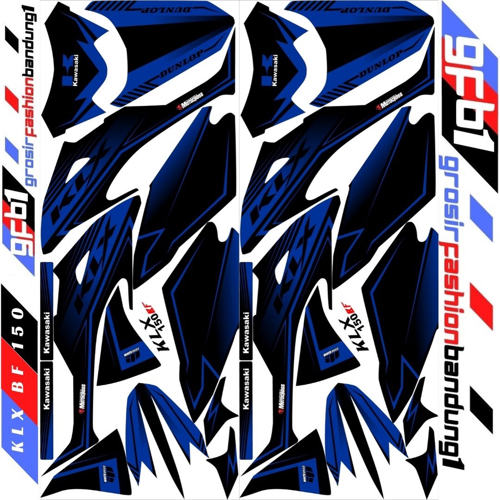 Decal Sticker Motorcross Trail Adventure KLX BF 150