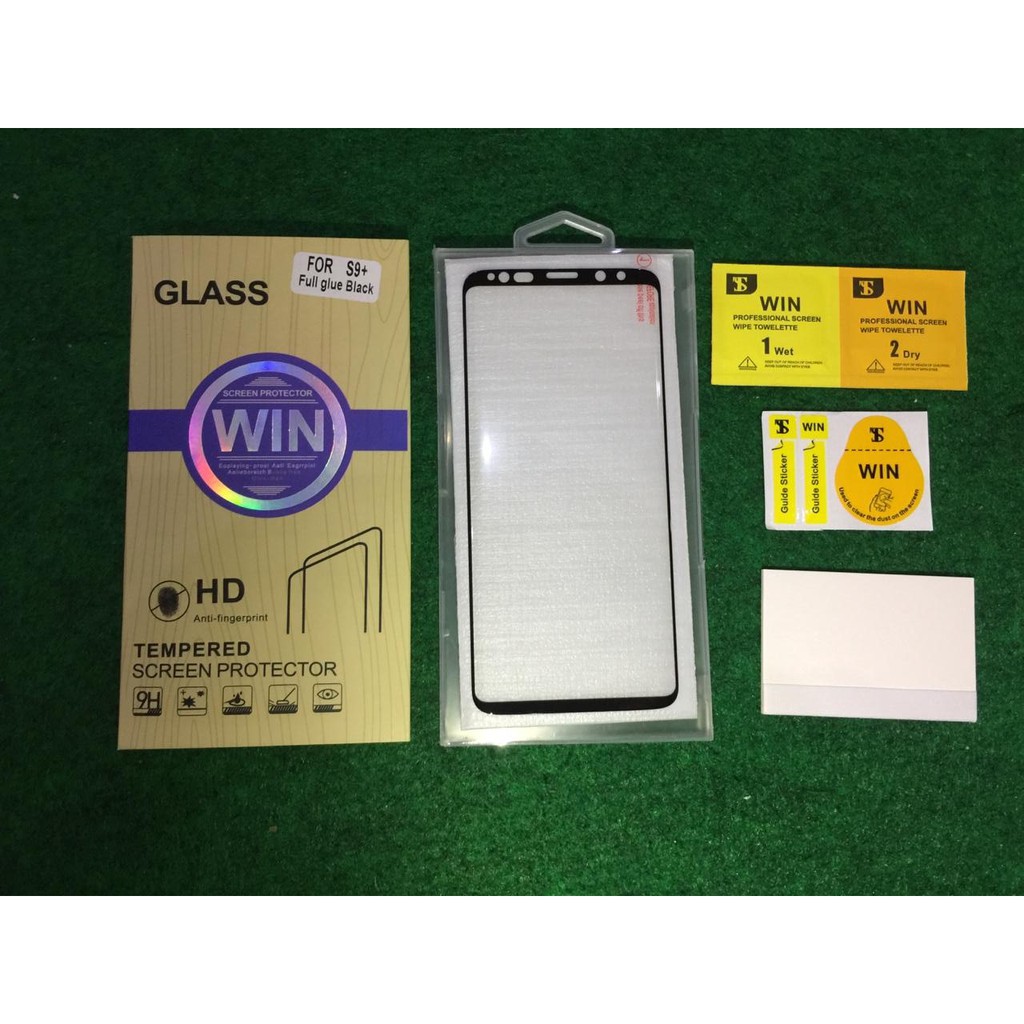 Tempered Glass WIN 5D Samsung S9 PLUS Full Glue Full Cover Curve Best