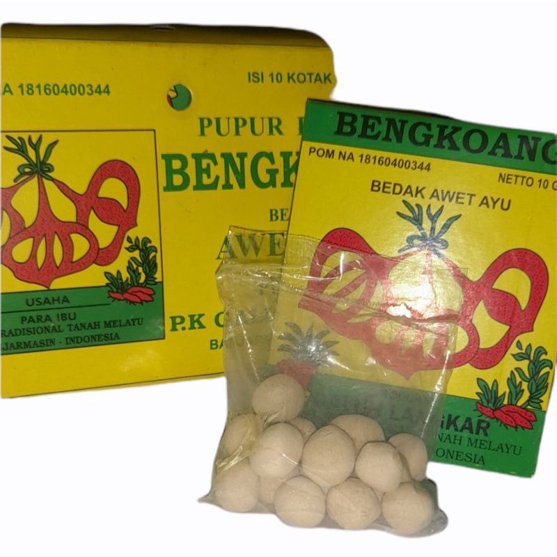 Masker Organik Awet Ayu RAHASIA AWET MUDA TANAH MELAYU Bedak Dingin Bengkoang 10g