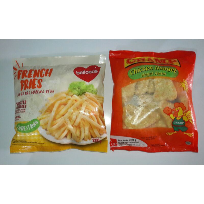 

Paket Nuken (Nugget + Kentang) 450 gram