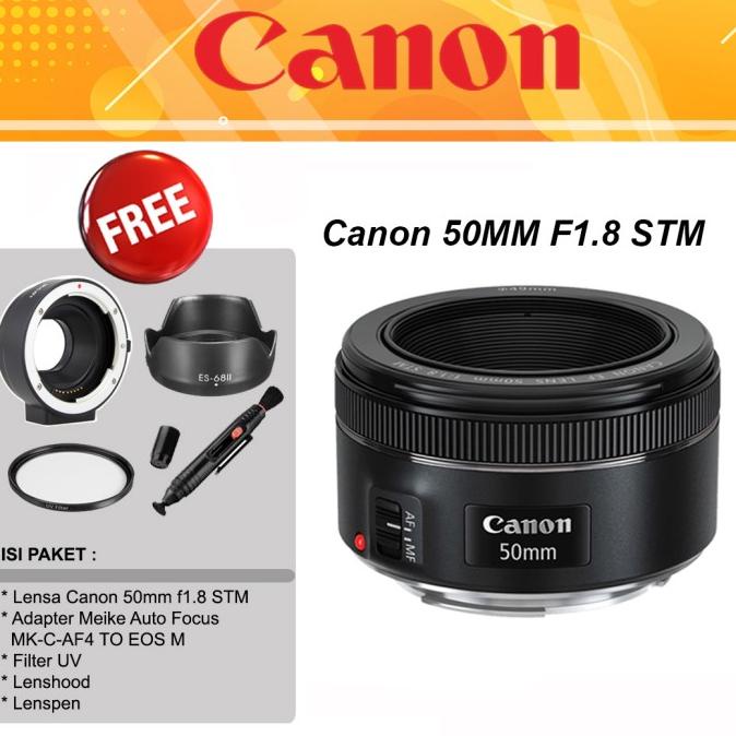 LENSA FIX CANON 50MM F1.8 STM - FIX CANON 50MM