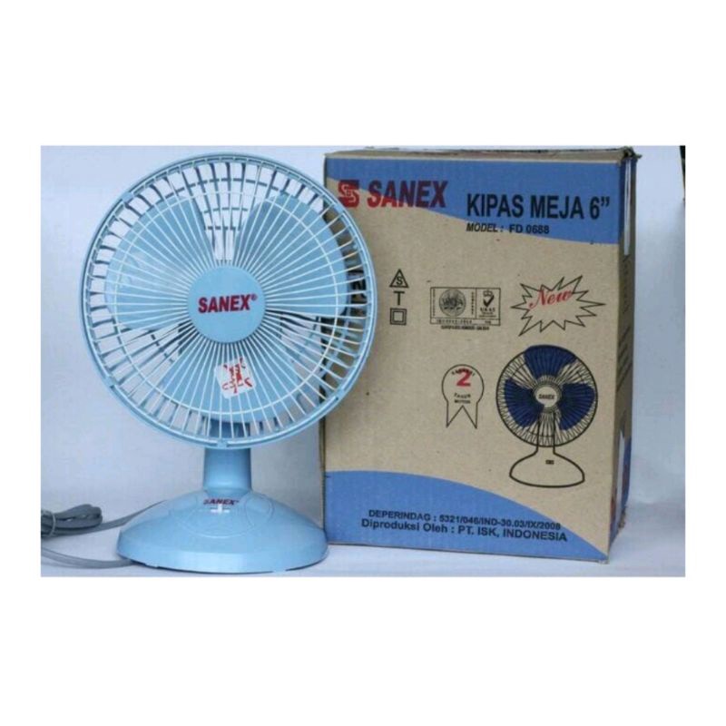 Kipas meja/ Deskfan SANEX 6inch