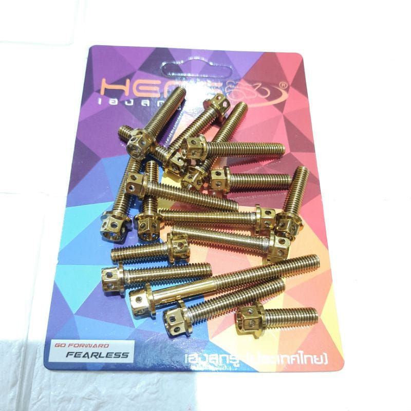 BAUT BAK MESIN KIRI KANAN RX KING RX SPESIAL BAUT Probolt Heng  BLOK MESIN ANTSHOOP