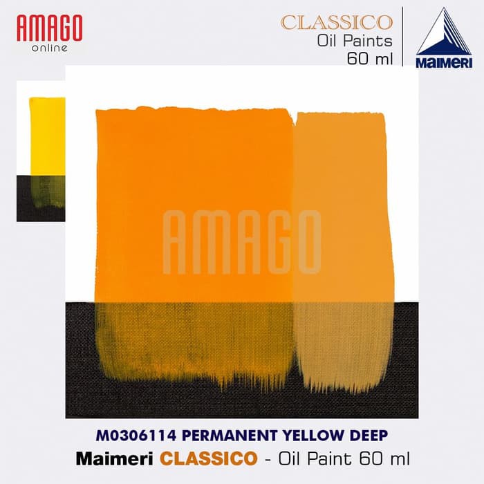 MAIMERI CLASSICO - OIL PAINT - PERMANENT YELLOW DEEP - 60ML - M0306114