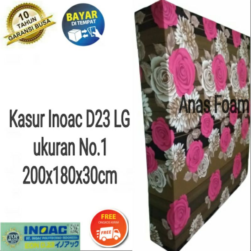 Kasur Busa Inoac Ukuran 180x200x30cm/Kasur Busa Inoac no.1 Tebal 30cm Bergaransi 10 tahun