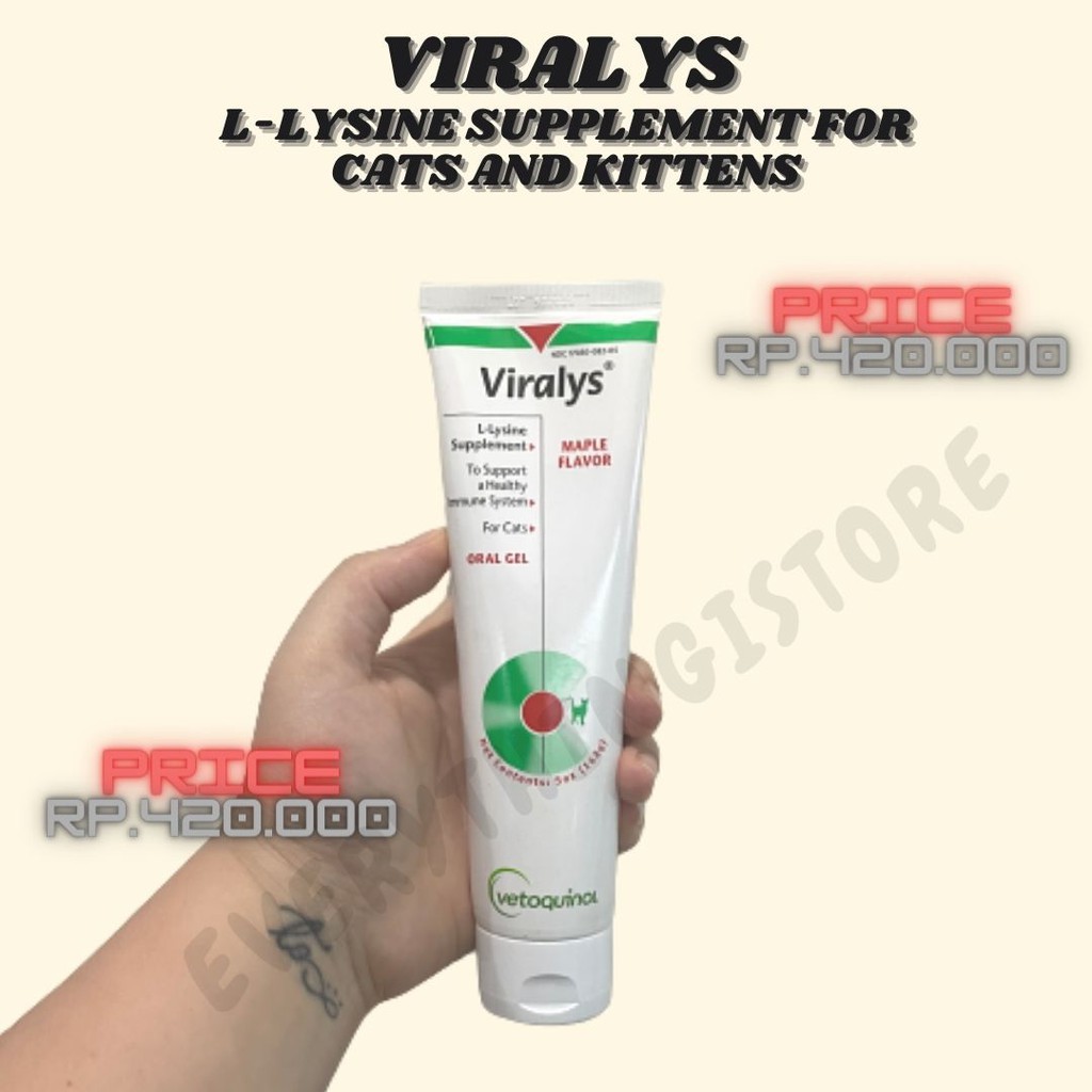 VIRALYS BY VETAQUINOL ORIGINAL UNTUK IMMUNE SYSTEM DARI VIRUS KUCING