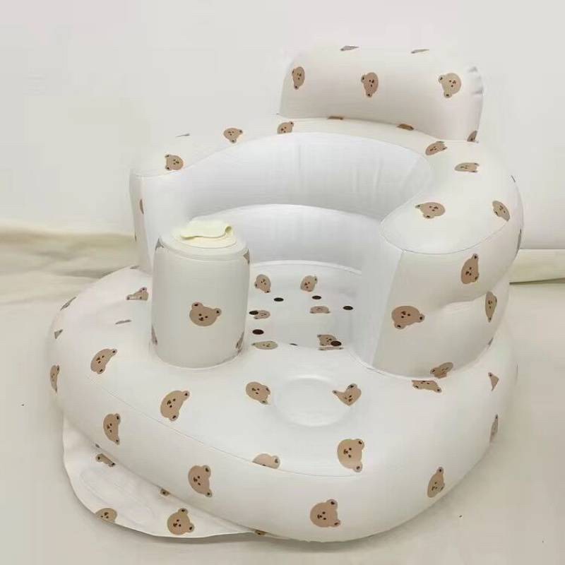 Korean inflatable baby chair seat/training chair bear