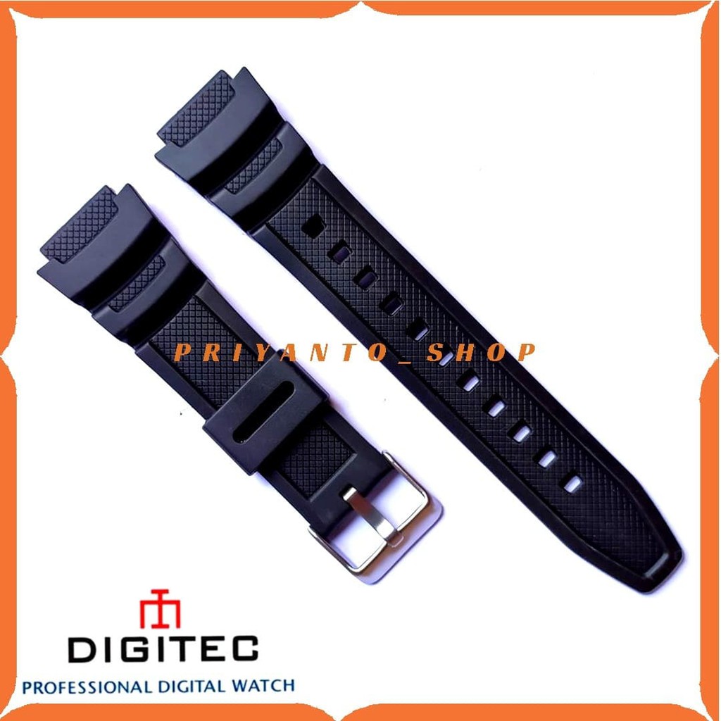 STRAP TALI JAM TANGAN DIGITEC NEO NE 1002 DIGITEC NE-1002 Hitam