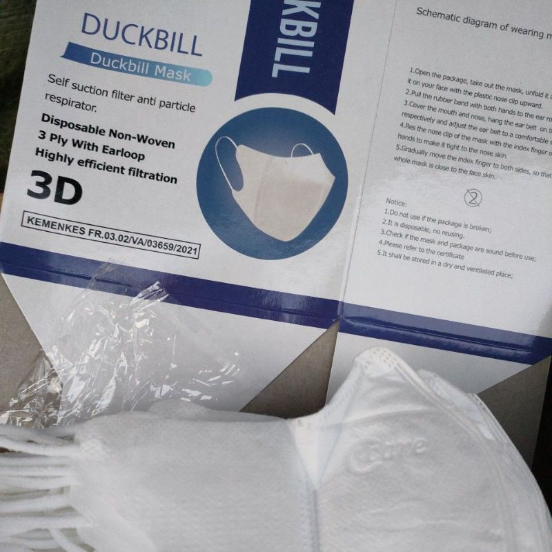 Masker Duckbill Earloop C Care Embos 3 D isi 50 pc Plus Box