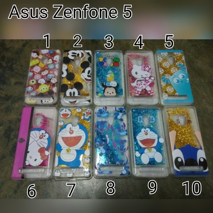 CASE GLITER KARAKTER FOR ASUS ZENFONE 5 / CASE ISI AIR ASUS ZENFONE 5