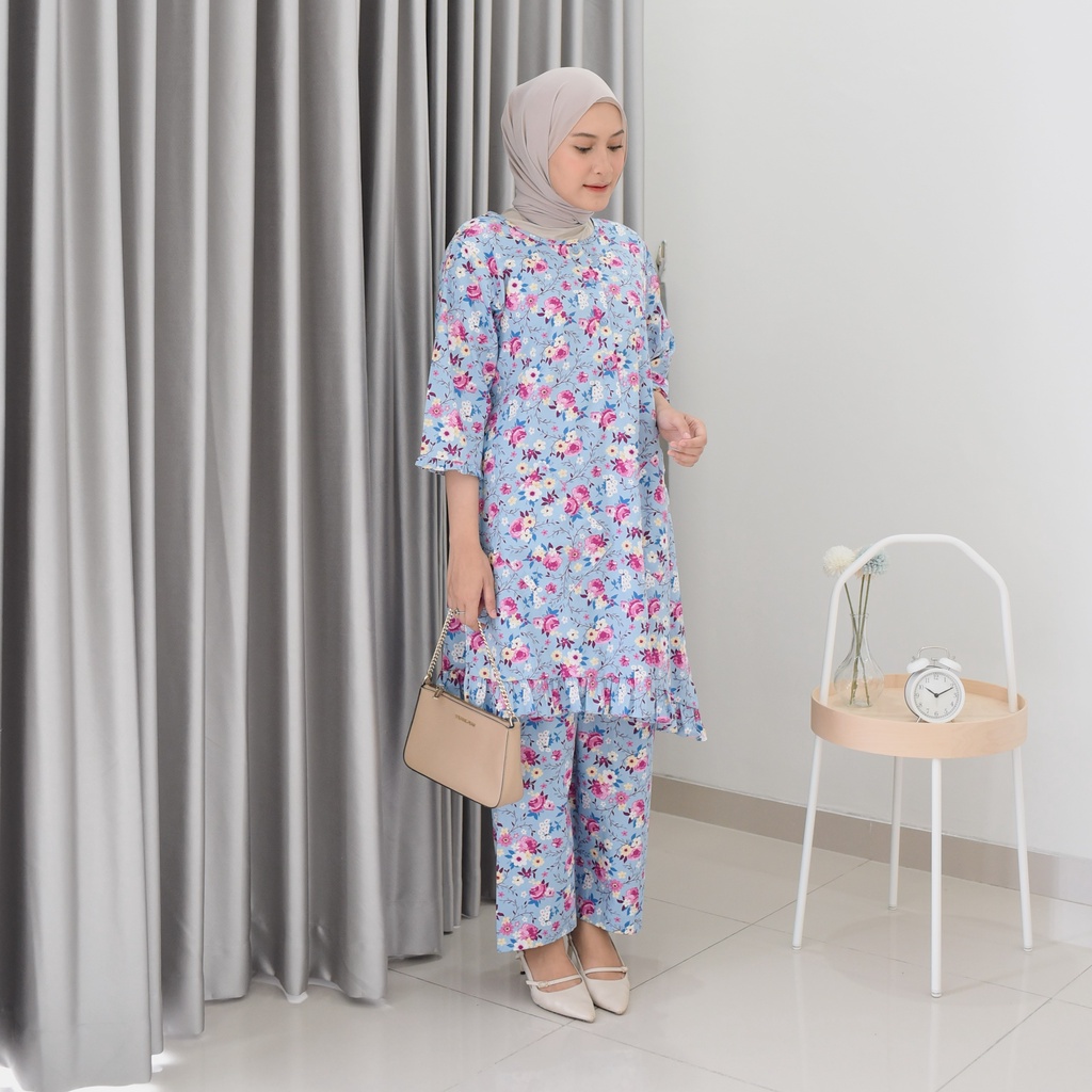 Tunik Sunly by Ranun Lengan 3/4 Ukuran 18-22