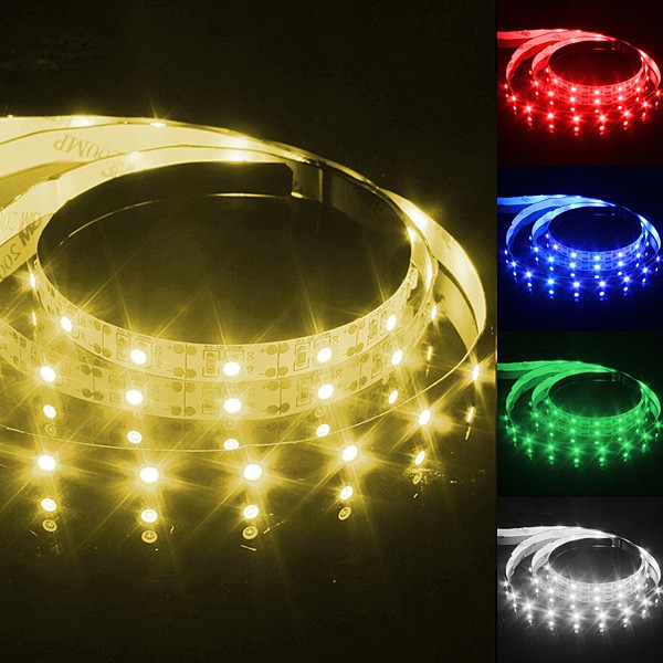 Lampu Led strip 3528 / 5050 ip65 outdoor 5 meter strip light DC 12v