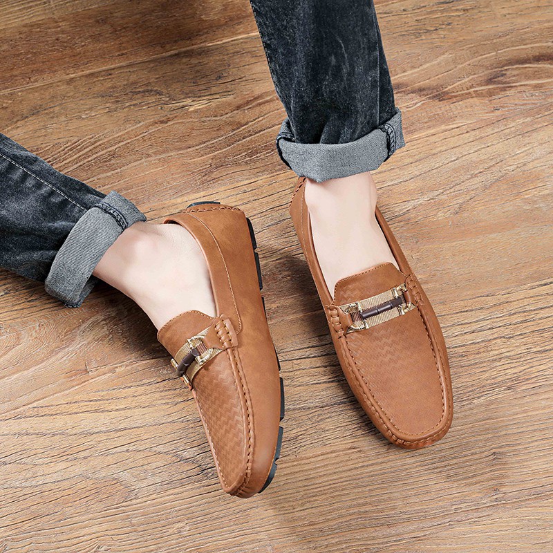 Sepatu Pria Kasual Loafers Sepatu Formal Sepatu Kerja Terbaru Terkini Sepatu Fashion Kuliah Bagus