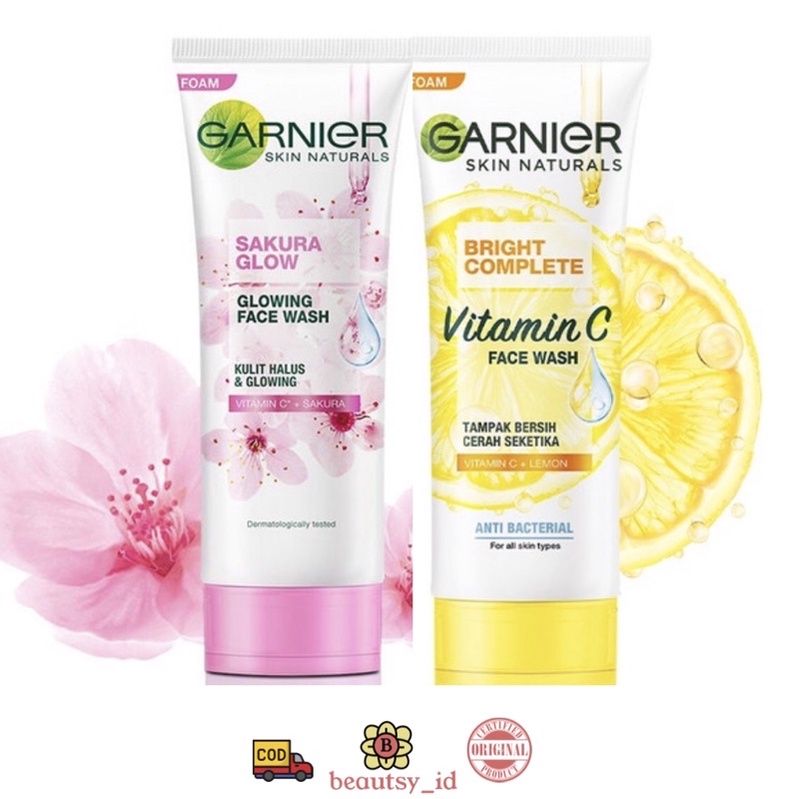 Sabun Cuci Muka Garnier Bright Complete Brightening Face Wash