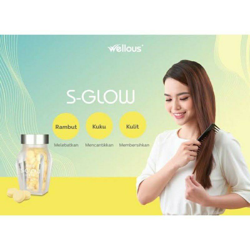 S-GLOW CANDY IBLING SUPLEMEN PERAWATAN RAMBUT KUKU ISI 60 TABLET