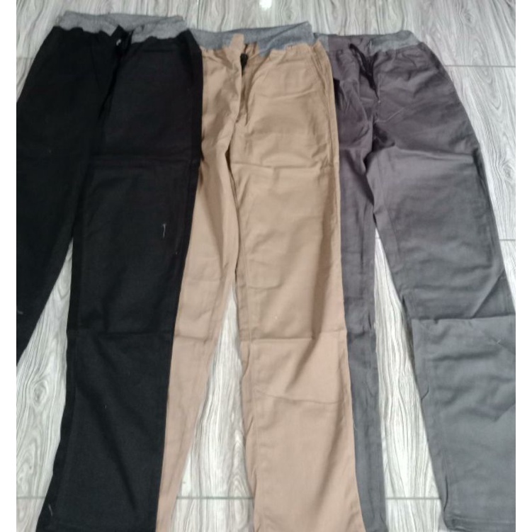 Celana Panjang Rip Chinos Slim Melar Pinggang Karet Premium Quality Dengan Harga Terjangkau