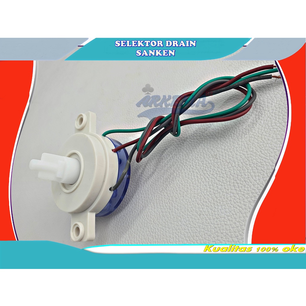 SELECTOR DRAIN MESIN CUCI SANKEN | TIMER PEMBUANGAN AIR MESIN CUCI SANKEN | DRAIN VALVE LEVEL | SELEKTOR SANKEN