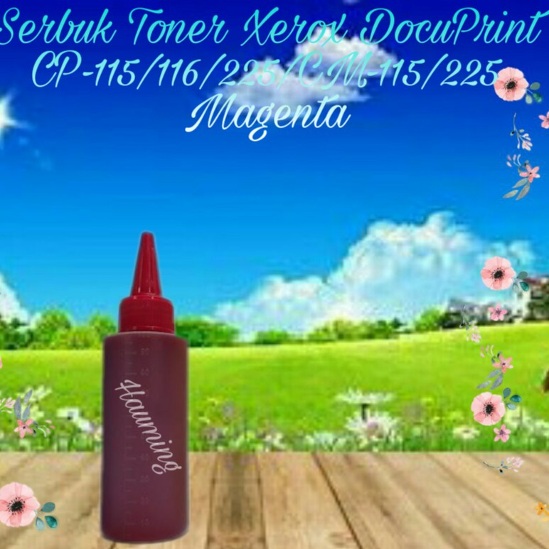 Serbuk Toner Xerox CP115 CP116 CP225 CM115 CM225 CM225fw CP115w CP116w CP225w Magenta 1x Isi