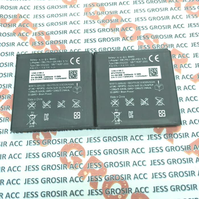 Baterai Battery Original SONY BA950 BA-950 Experia ZR C502 M36H Docomo