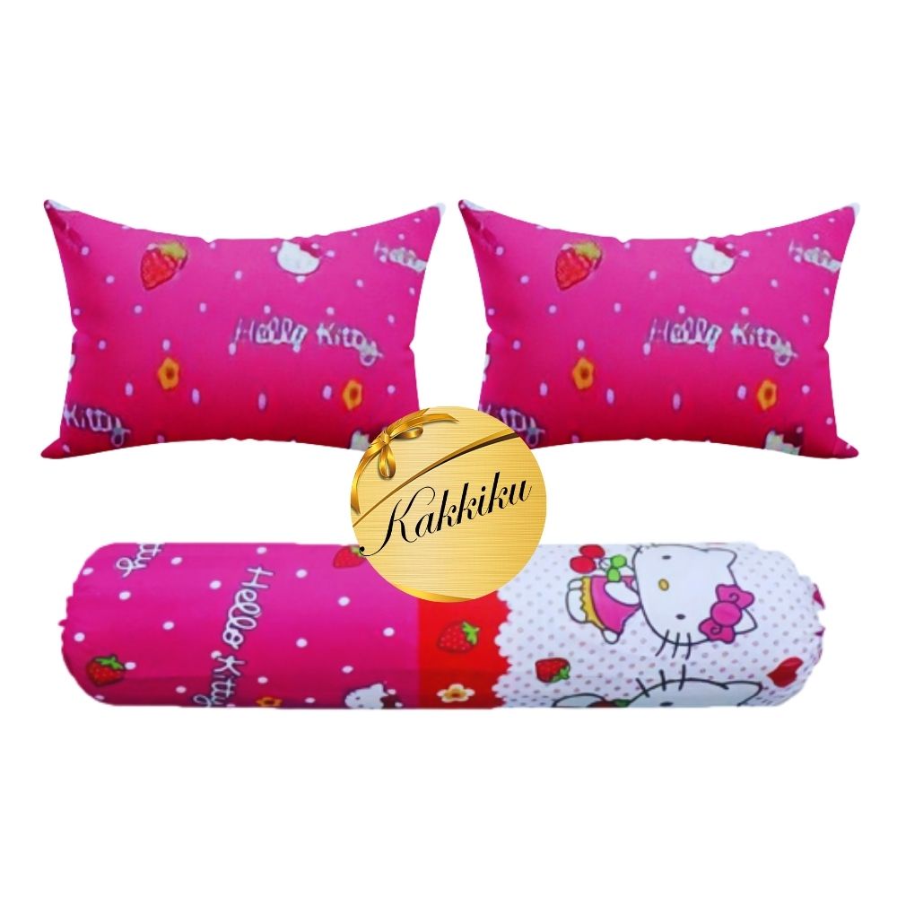 Sarung Bantal Set isi 3 pcs Motif dan Karakter Terbaru