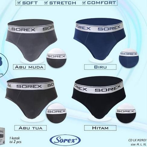 *Grosir* Sorex CD Celana Dalam Pria - 3901 - Brief Segitiga ....