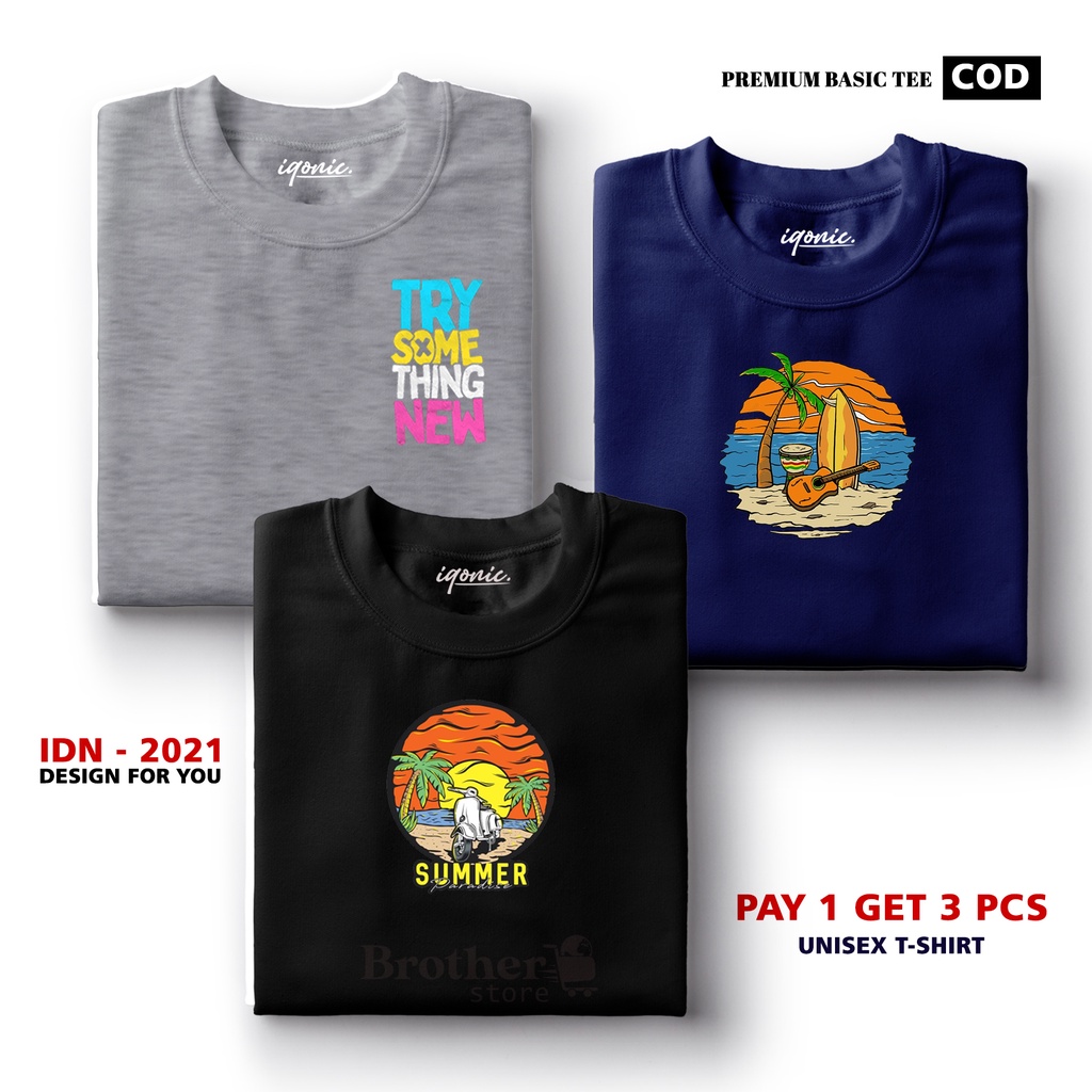 BUY 1 OR 3 PCS ( PROMO COD ) BROTHER STORE / Kaos Distro100% Catoon Combed 30s / ArticelSPT