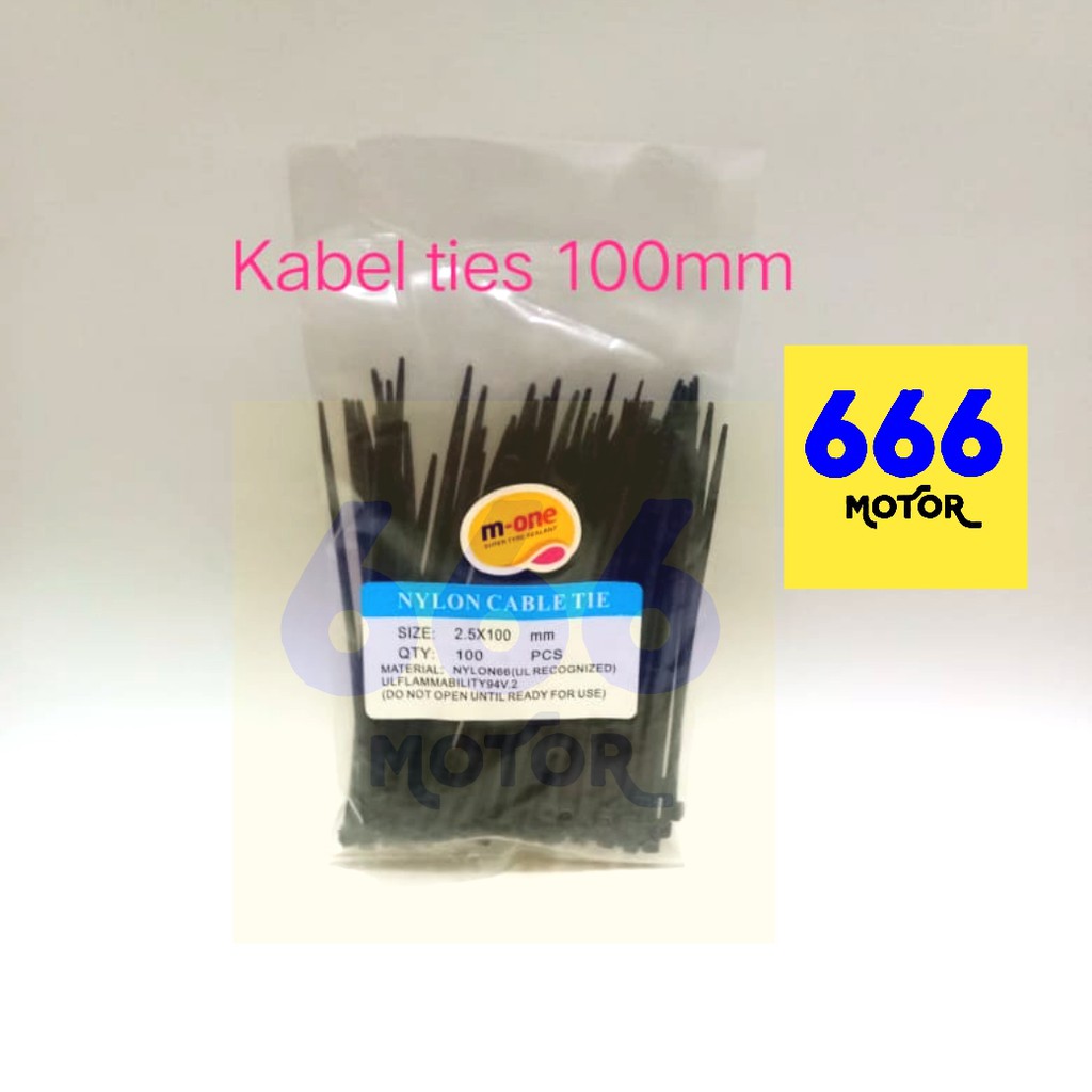 666MOTOR KABEL TIES 100 MM